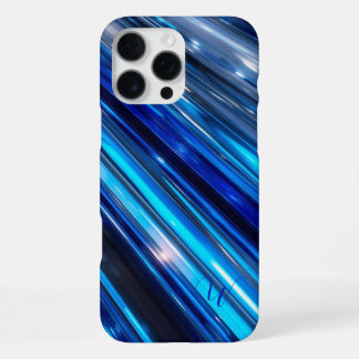 Blue Metallic iphone 16 pro max Case