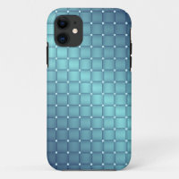 Blue Metallic Tiles Christmas decor