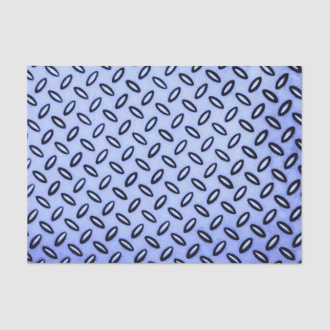 Blue Metallic Tissue Paper (Front)