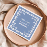 Blue Mexican Cielito Lindo Baby Shower