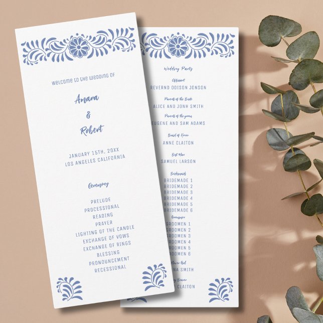 BLUE MEXICAN TALAVERA PROGRAM (Creator Uploaded)