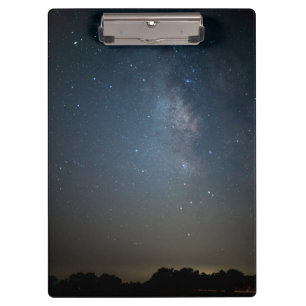 Blue Milky Way Over The Ozarks Clipboard