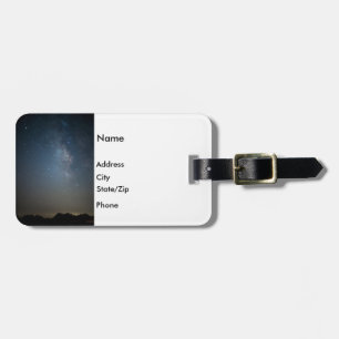 Blue Milky Way Over The Ozarks Luggage Tag