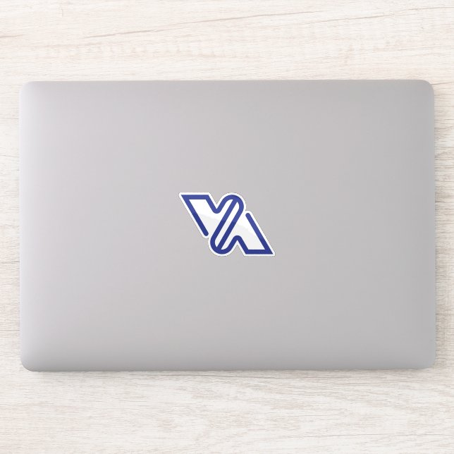 Blue Minimal Letter VA Classic  (Computer)