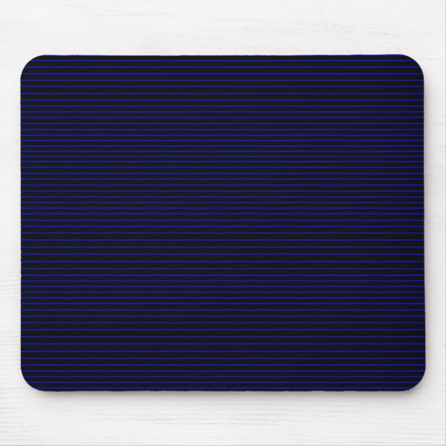 Blue minimal lines mouse mat (Front)