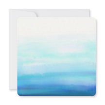 Blue Minimal Watercolor Waves