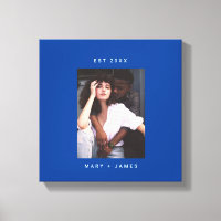 Blue | Minimalist Custom Photo Text