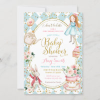 Blue Mint Alice in Wonderland Tea Party