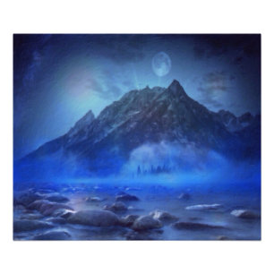 Blue Mist Rising by M.A Photo Print