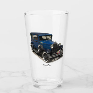 Blue Model A glass