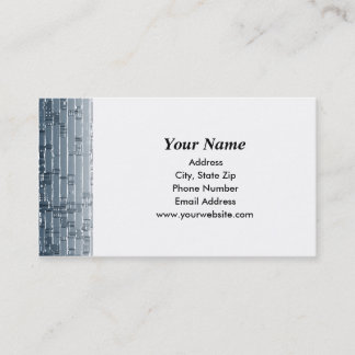 Blue Modern Abstract Business Cards
