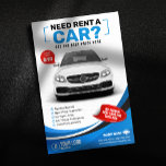 Blue Modern Car Hire Car Rental Car Rent Flyer<br><div class="desc">Looking for a car rental flyer template that converts? This modern design is perfect for showcasing your best price guarantee and attracting more customers. Highlight key features like 24/7 roadside assistance and flexible rentals,  and easily customise with your logo and branding.</div>