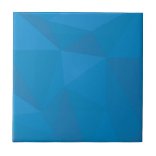 Blue, modern, cool, trendy, futuristic triangles tile