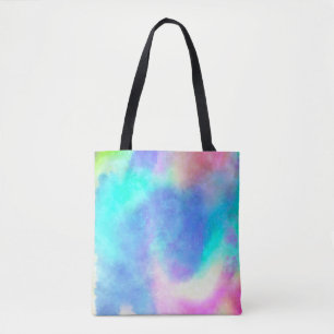 Blue modern fabulous abstract trendy tote bag