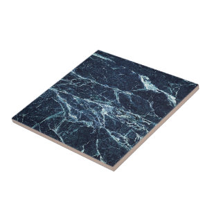 Blue modern marble pattern tile