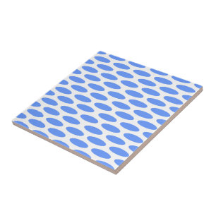 Blue Modern Oval at Emporiomoffa Tile