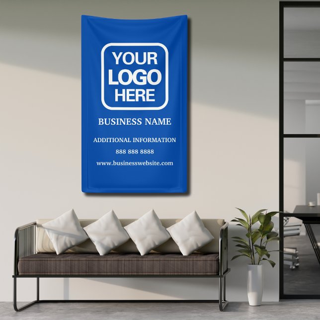Blue | Modern Professional Business Logo Banner (Creator Uploaded)