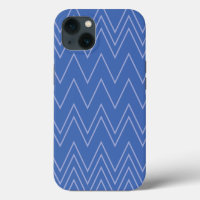 Blue, modern, simple, cool, trendy zigzag pattern