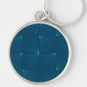 Blue, modern, simple light celebration concept key ring