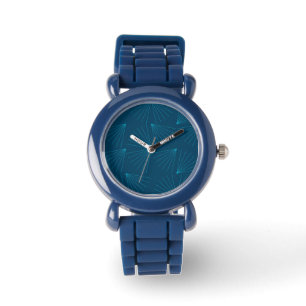 Blue, modern, simple light celebration concept watch