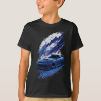 Blue Modified Skyline in a splash of Paint Gift
