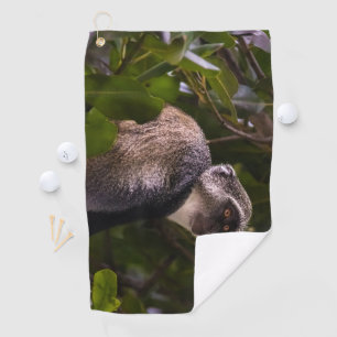 Blue monkey, Zanzibar Golf Towel