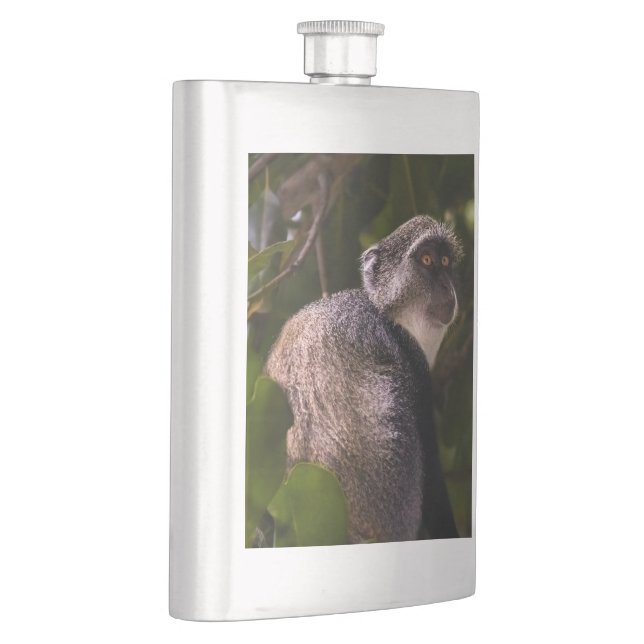 Blue monkey, Zanzibar Hip Flask (Right)