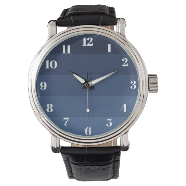 Blue Monochromatic Watch (Front)