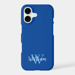 Blue Monogram Name Personalised