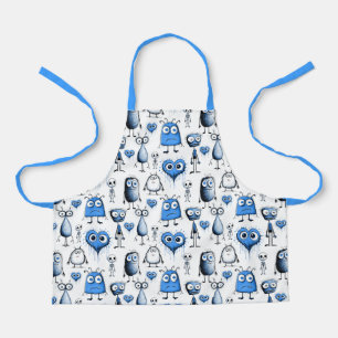 Blue Monster Children's Apron