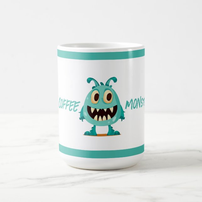 Blue/monster/kid/halloween  coffee mug (Center)