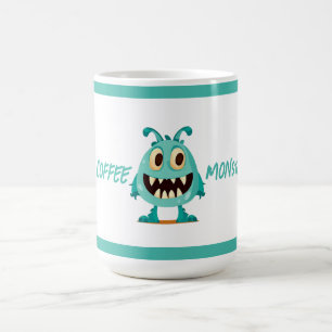 Blue/monster/kid/halloween  coffee mug