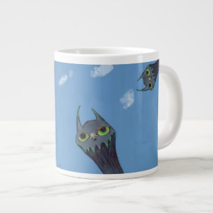 Blue Monsters Large Coffee Mug