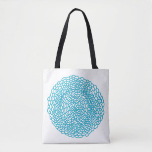 Blue Mood Custom All-Over-Print Tote Bag