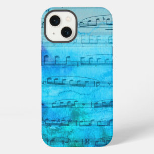 Blue Mood Music Watercolor Phone case
