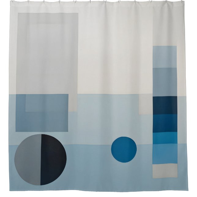 Blue Moods Shower Curtain (Front)