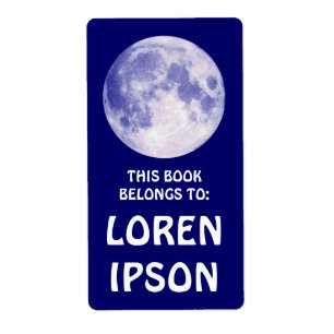 Blue Moon - Book Plate