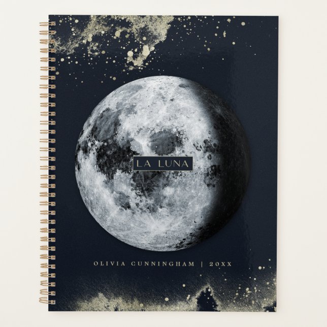 Blue Moon Chic La Luna Planner (Front)