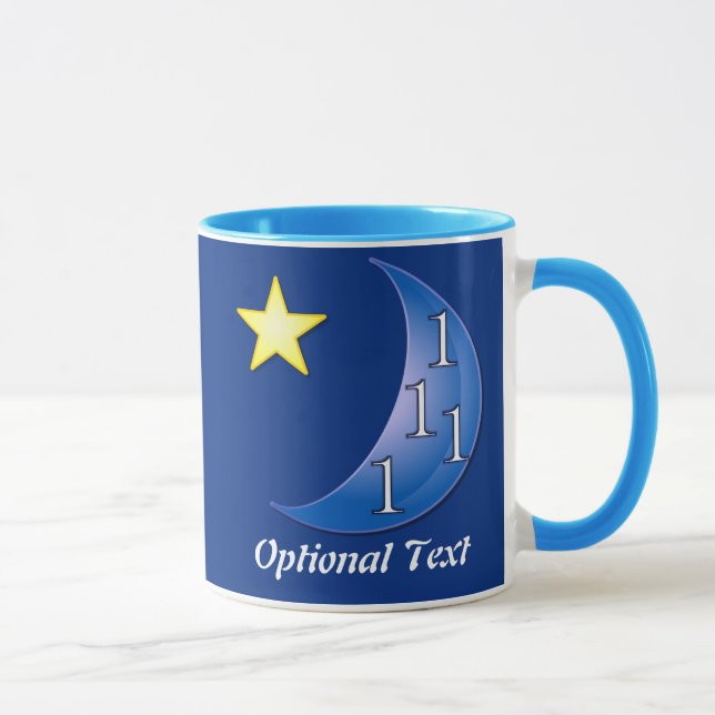 Blue Moon Customisable Mug (Right)
