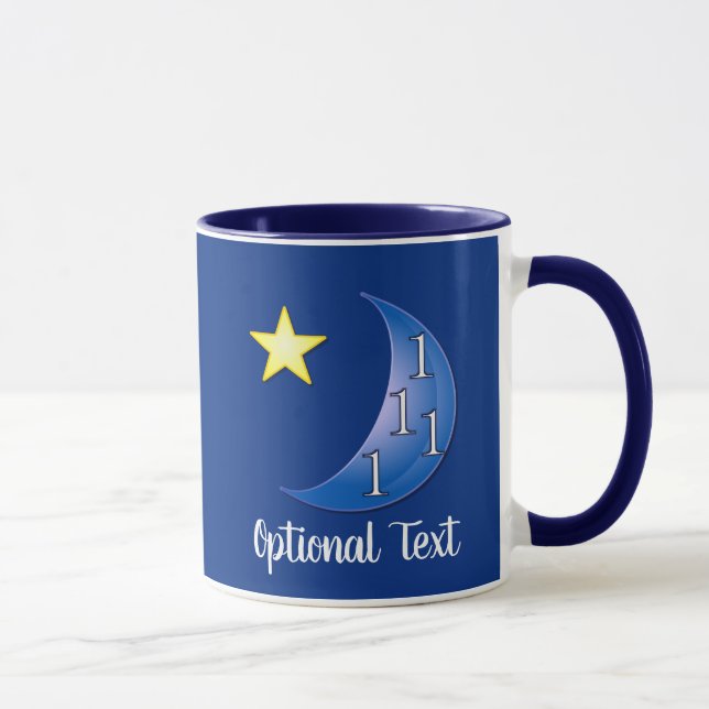 Blue Moon Customisable Mug (Right)