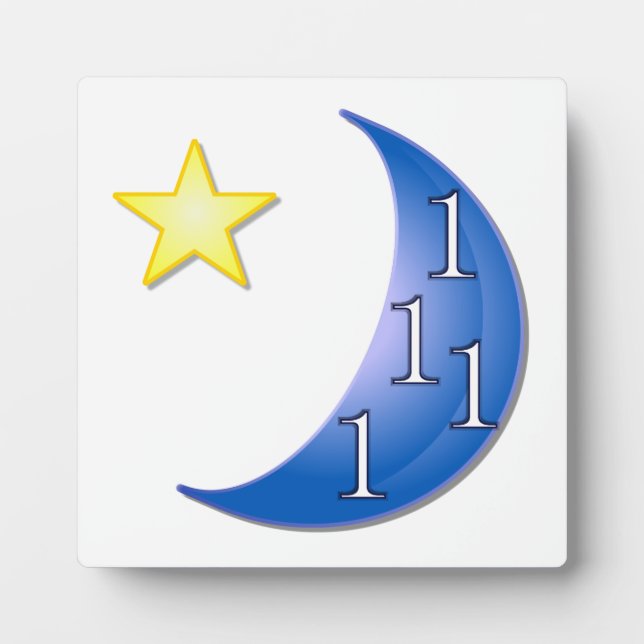 Blue Moon Customisable Plaque (Front)