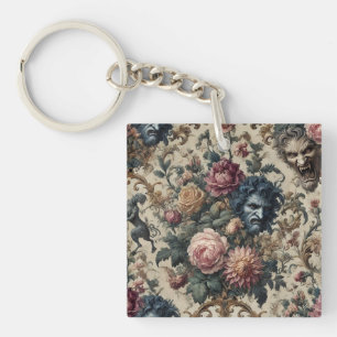 Blue Moon Grimoire – Gothic Victorian Key Ring