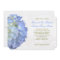 Blue Moon Hydrangea Custom Wedding Invitation