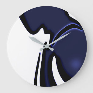 Blue Moon Large Clock