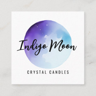 Blue Moon Logo Business Cards