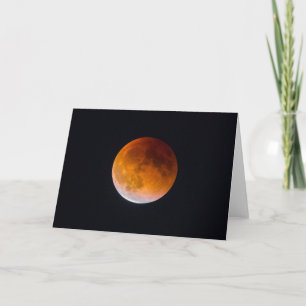 Blue Moon Lunar Eclipse   Washington State Card