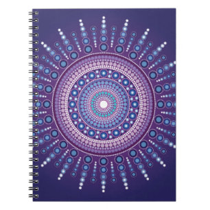 Blue Moon Mandala Notebook
