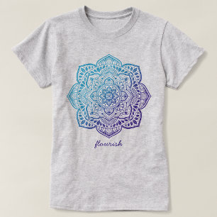 Blue Moon Mandala Yoga T-Shirt