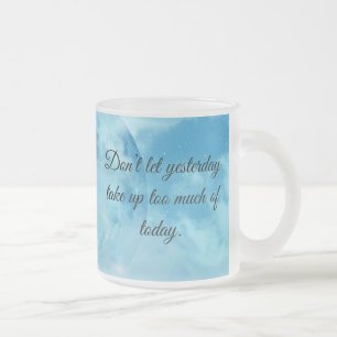 BLUE MOON MOTIVATIONAL QUOTES COFFEE MUG
