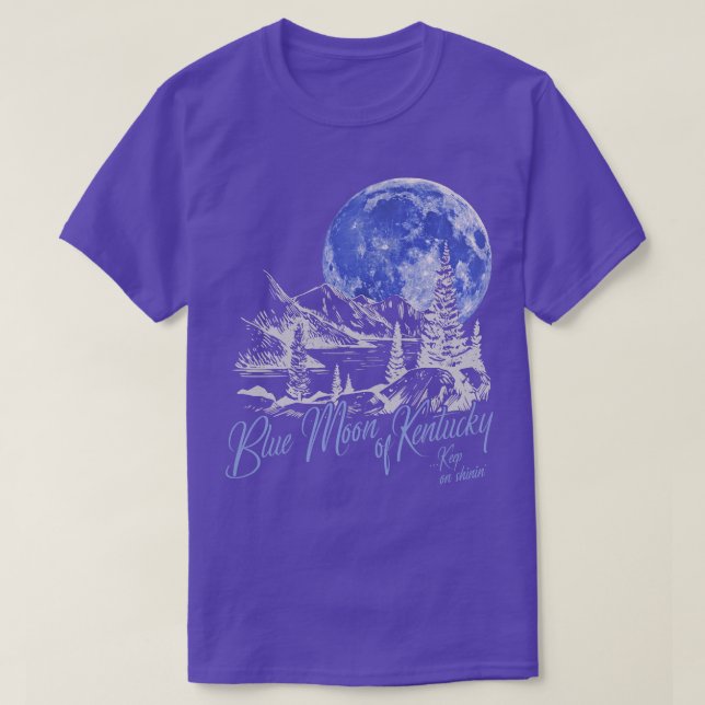 Blue Moon Of Kentucky T-Shirt (Design Front)